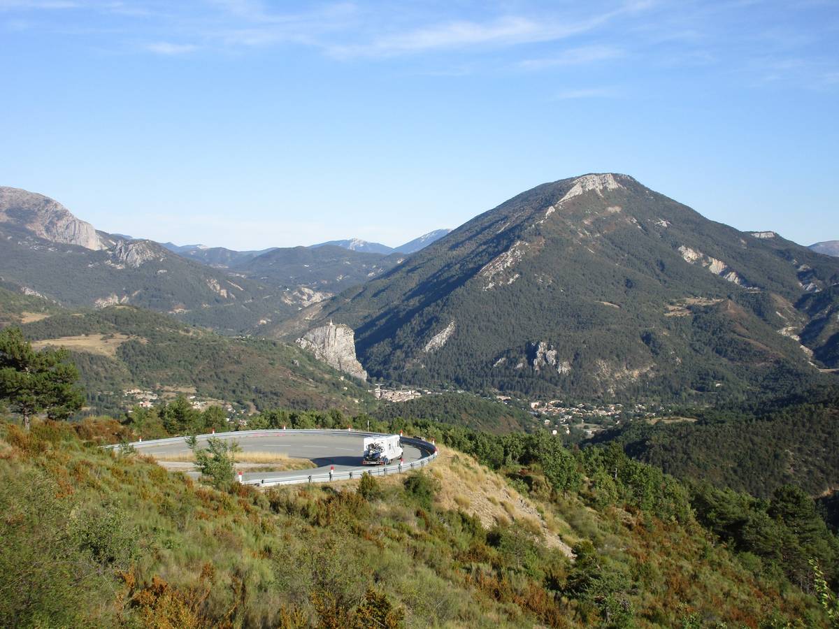 Col des Lèques from Castellane - Profile of the ascent