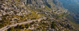 Montée : Coll dels Reis depuis Sa Calobra, Commentaire : Trouvée sur internet, jolie vue de cette magnifique route.