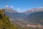 Montée : Colle delle Finestre depuis Susa, Commentaire : Susa à nos pieds