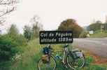 Montée : Col de Péguère depuis La Mouline, Commentaire : Juillet 1995 Dans le cadre d'une randonnée cyclotouriste