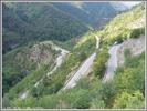 Auteur : MURAT, Commentaire : LE COL DE TURINI , 1607 metres . les lacets 