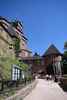 Montée : Haut Koenigsbourg depuis Kintzheim, Commentaire : L'entrée du Château du Haut-Koenigsbourg