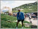 Auteur : MURAT, Commentaire : Etape du Tour 1995- sommet du col de la Croix de Fer .