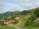 Author : Siberian Wolf 10, Comment : L'Ardéchoise 2011. Vue sur le col plus haut à l'extrême-gauche depuis le village de Pailharès.