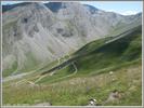 Auteur : CYCLOHC, Commentaire : A l'approche du sommet, lacets dans le territoire des marmottes