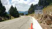 Montée : Col d'Ordino depuis Andorra, Commentaire : en fait, ils sont en train de refaire le revètement