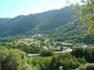 Author : Siberian Wolf 10, Comment : Août 2017. Au début de l'ascension, vue sur le plan d'eau d'Avajan et le village de Vielle-Louron