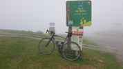 Montée : Port de Balès depuis Bagneres de Luchon, Commentaire : Derniers kms dans le brouillard. 