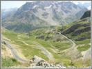 Montée : Col du Galibier depuis Col du Lautaret, Commentaire : Les lacets de la route venant du col du Lautaret