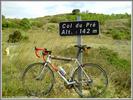 Montée : Col du Pré depuis Fitou, Commentaire : 142 m ! Seulement ! Oui... mais quand on part du niveau de la Méditerranée, sur 2 km, le pourcentage est respectable...