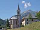 Auteur : Siberian Wolf 10, Commentaire : Photo téléchargée sur Wikimédia Commons (auteur: Florian Pépellin): l'église de Saint-Colomban-des-Villards, après 9,4 km d'ascension depuis Saint-Etienne de Cuines. Il y a un bon replat dans ce village.