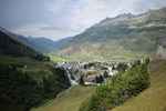 Author : benital34, Comment : La station d'Andermatt, depuis les lacets qui la surplombent
