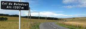 Montée : Col du Baladour depuis Allanche, Commentaire : Col du Baladour ( Cézallier Cantalien )