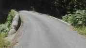 Montée : Col de Malhaussette depuis Sainte Croix Vallée Française, Commentaire : Petit pont entre St Martin de Lanuscle et le col de Malhaussette : étroit dépourvu de parapet sur un côté.