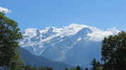 Montée : Plaine Joux depuis Passy, Commentaire : Le Mont-Blanc vu de Plaine Joux.