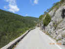 Montée : Col St Léger depuis Puget Theniers, Commentaire : Une jolie route étroite et sans voiture