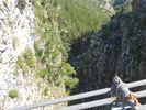 Montée : Col St Léger depuis Puget Theniers, Commentaire : Les gorges de la Roudoule. Photo prise sur le pont.