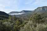 Montée : Col des Lavagnes depuis Pégairolles de Buèges, Commentaire : La vallée de la Buèges, peu après St-Jean