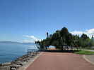 Montée : Thollon les Mémises depuis Evian les Bains, Commentaire : Sur la promenade au bord du Léman avant de débuter la montée.