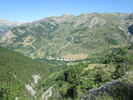 Montée : Fouillouze depuis Saint Paul sur Ubaye, Commentaire : Vue plongeante sur le hameau de Grande Serenne.