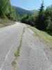 Montée : Val Pelouse depuis La Rochette, Commentaire : La route est maintenant livrée aux affaissements de terrain. 