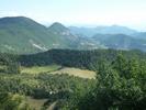 Montée : Col de Perty depuis Laborel, Commentaire : Vue sur le col de Pierre Vesque et au fond le Devoluy depuis le col.