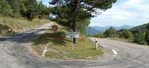 Montée : Col de Cabre depuis Saint Pierre d'Argençon, Commentaire : L'intersection avec la route qui va au col de Haute Beaume.