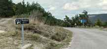 Montée : Col de la Fromagère / Pommerol depuis Rosans, Commentaire : La passage du col, avant de descendre vers La Charce. 