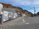 Montée : Col du Tourmalet depuis Sainte Marie de Campan, Commentaire : Travaux en cours pour aménager le Col