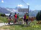 Author : Florent LIGNEY (webmaster), Comment : Voici la photo prise en haut du col du Mollard, avec mes coéquipiers
