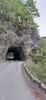 Montée : Signal de Bisanne depuis Queige, Commentaire : Tiens, un tunnel ! Je ne l'attendais pas celui-là...