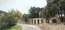 Montée : Col de Valdingarde depuis Roquebrune sur Argens, Commentaire : L'aqueduc des 25 ponts est la seule belle surprise de tout l'itinéraire ! 