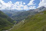 Montée : Furkapass depuis Oberwald, Commentaire : Les routes du Grimsel et de la Furka, à quelques encablures du sommet