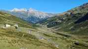 Montée : Passo dello Spluga depuis Splugen, Commentaire : L'admirable volée de lacets qui fait tout le charme de ce col. 