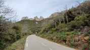 Montée : Col de l'Espigoulier depuis Gemenos, Commentaire : Les Dents de Roque Forcade qui dominent le col. 