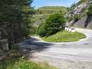 Montée : Col du Mont Cenis depuis Susa, Commentaire : Sous les (presque) derniers lacets ramenant au barrage...