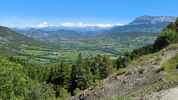 Montée : Col du Fanget depuis Seyne les Alpes, Commentaire : Panorama vers le nord et l'Ubaye, à l'approche du col. 