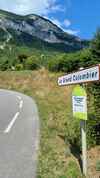 Montée : Col du Grand Colombier depuis Culoz, Commentaire : Au début de la montée à Culoz. 