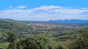 Montée : Col de la Grange depuis D955, Commentaire : Jolie vue sur Draguignan au départ de la montée. 