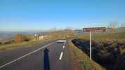 Montée : La Pierre Plantée depuis Monistrol d'Allier, Commentaire : Près du hameau du Chier, peu avant d'arriver à la Pierre Plantée sur le plateau du Velay. 