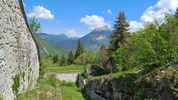 Montée : Fort du Saint Eynard depuis Grenoble, Commentaire : Vue au nord sur Chamechaude. 