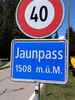 Author : Bicycliste, Comment : Panneau du col