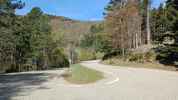 Montée : Col du Pré de la Dame depuis Génolhac, Commentaire : L'&eacute;pingle peu avant le belv&eacute;d&egrave;re des Bouz&egrave;des&period; 