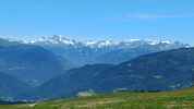 Montée : Lachat depuis Feissons sur isere, Commentaire : Vue sur les sommets de la Vanoise&period; 
