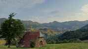 Author : Pierre-joseph G, Comment : A mi-pente&comma; vue sur la vall&eacute;e de la Jordanne et le Puy Mary&period; 