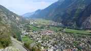 Author : Pierre-joseph G, Comment : Le village de Vernayaz et la vall&eacute;e du Rh&ocirc;ne vus depuis les lacets&period; 