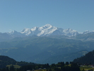 Author : dorama daisuki, Comment : vue sur le Mont Blanc depuis le col de la Ramaz.