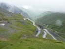 Montée : Col du Galibier depuis Saint Michel de Maurienne, Commentaire : Les lacets au-dessus du Plan Lachat