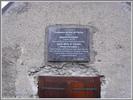 Montée : Col du Tourmalet depuis Sainte Marie de Campan, Commentaire : Plaque commemorative en hommage à Eugène Christophe qui répara sa fourche cassée dans cette maison en 1913