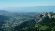 Author : kangooman, Comment : Vue sur Bernex depuis le col de Neuvaz
